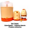 Set bebé Esterilizador - Calienta biberones - Picadora de alimentos