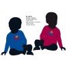 Pack body manga larga FC Barcelona 2 unidades