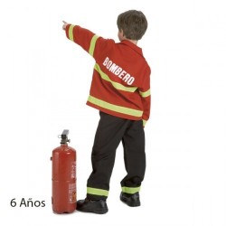 Disfraz infantil bombero 10 años