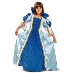 Disfraz infantil princesa azul 1 a 6 años