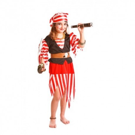 Disfraz infantil pirata niña 4-12 años