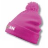 Gorro lana Real Madrid rosa fluor adulto