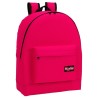Mochila grande 43cm adaptable a carro Blackfit8 Safta Rosa