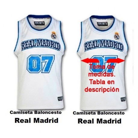 Camiseta baloncesto Real Madrid