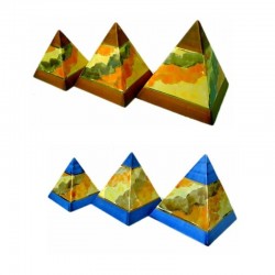 Juego 3 pirámides decoración