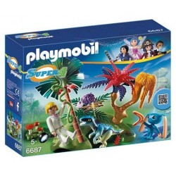 Playmobil 6687 Isla Perdida con Alien y Raptor Playmobil Super4
