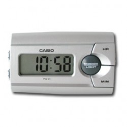 Despertador digital Casio PQ-31 plateado