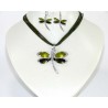 Conjunto de pendientes y colgante mod. 40498