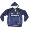 Sudadera Real Madrid adulto azul/dorado