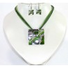 Conjunto de pendientes y colgante mod. 39963