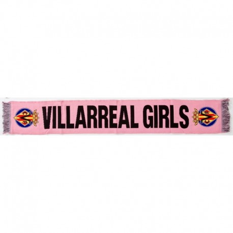 Bufanda rosa Villarreal Club de Fútbol GIRLS
