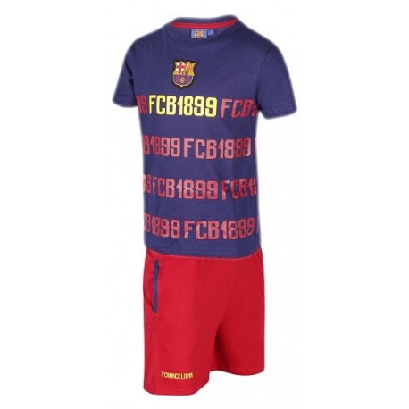 Pijama adulto del Fútbol Club Barcelona verano