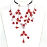 Conjunto pendientes y collar cristalesMod 41473