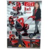 Carrito de muñecas con manoplas City 4 posiciones