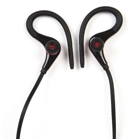 AURICULAR MARVO SPORT CON MICROFONO INTRAUDITIVO SILICONA NEGRO