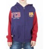 Sudadera niño Fútbol Club Barcelona con gorro