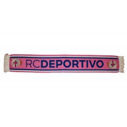 Bufanda Deportivo de La Coruña rosa alta definición