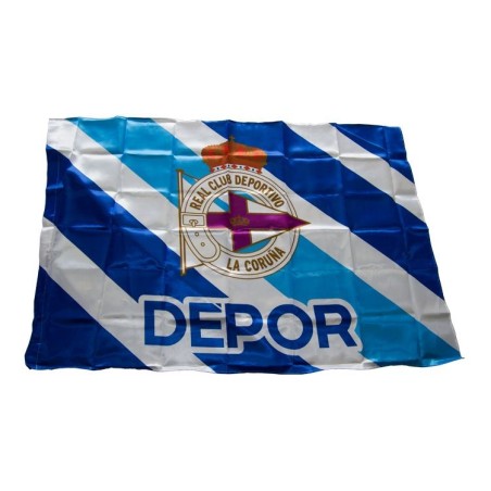 Bandera Deportivo de La Coruña 100x150cm diagonal