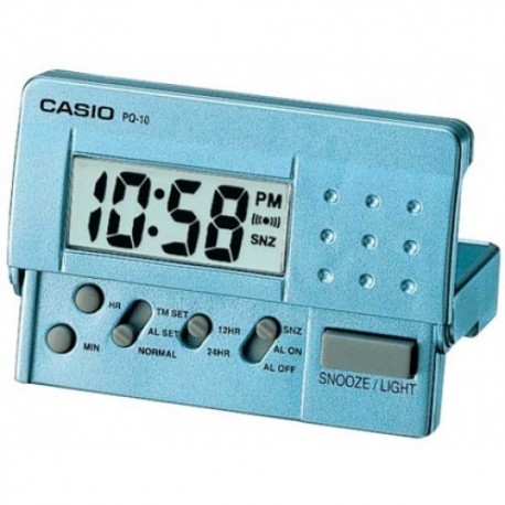 Despertador Casio digital PQ-10D azul