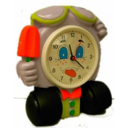 Reloj niño decoración con ruedas