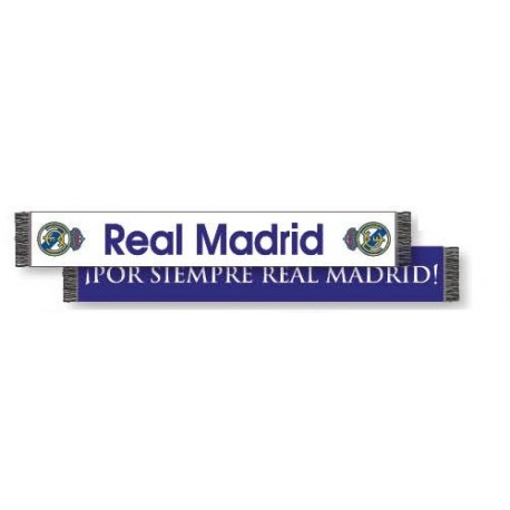 Bufanda Real Madrid doble Blanca