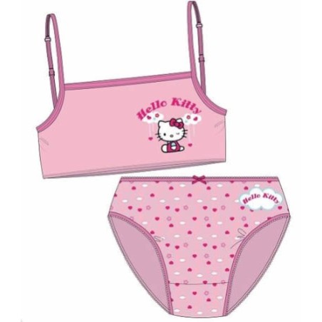 Conjunto Hello Kitty top y braguita niña