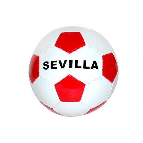 Balón blanco y rojo Sevilla