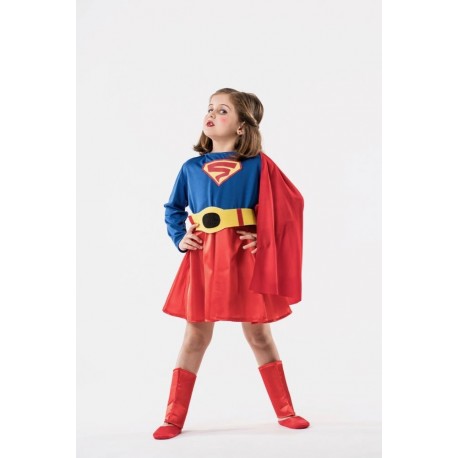 Disfraz super heroes niña Super Woman tallas 5 a 12 años
