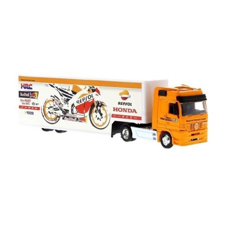 Camión Mercedes Actros Equipo Repsol Honda Moto GP Marc Marquez - Dani Pedrosa 1:43 NewRay