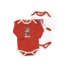 Pack 2 Bodys manga larga bebé Atletico de Madrid equipación