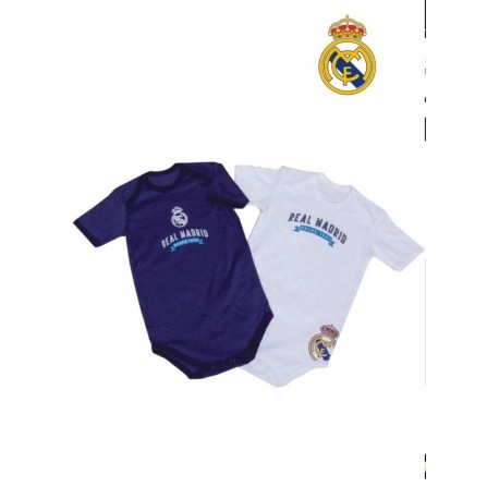 Bodys Real Madrid para bebé manga larga