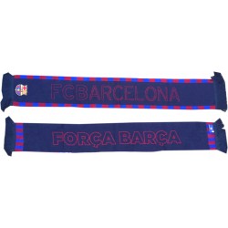 Bufanda doble del Fútbol Club Barcelona 150x18cm Espigas