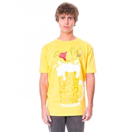 Camiseta The Simpsons adulto amarilla
