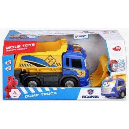 Camión volquete scania 25 cm con luz y sonido - Envio urgente