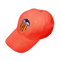 Gorra Valencia Club de Fútbol adulto naranja