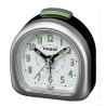 Despertador Casio TQ-148-8DF plateado Esfera blanca con números-Sonido de la alarma: beep