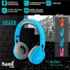 Auriculares Cascos stereo Sami con micrófono RS-11414 color azul