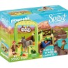 Playmobil 70120 Establo Trasqui y serñor Zanahoria Spirit