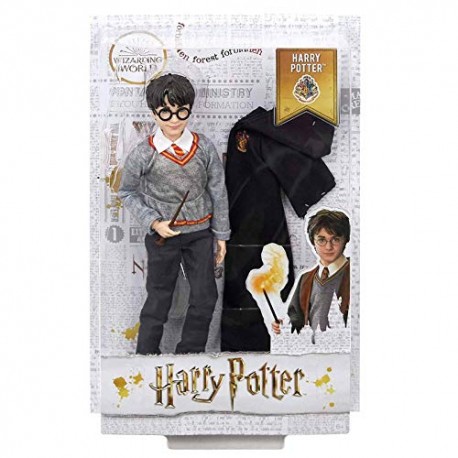 Harry Potter Muñeco uniforme y capa de Gryffindor 26cm