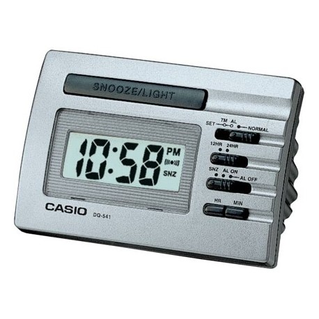 Despertador digital Casio DQ-541D8R plateado