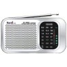 Radio transistor Sami RS-11804 USB y MicroSD linterna bateria recargable