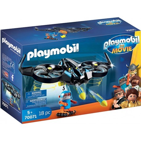 Playmobil 70071 THE MOVIE Robotitron con Dron