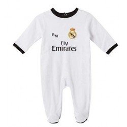 Pelele Real Madrid para bebé rosa
