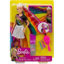 Muñeca Barbie Destellos de Arociris pelo extra Largo