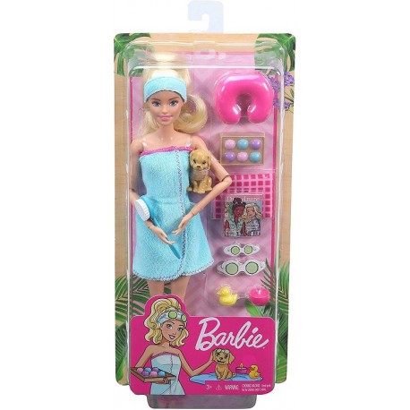 Barbie bienestar un día en el SPA rubia