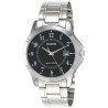 Reloj Casio Caballero MTP-V004L-3B esfera plateada correa verde oliva