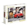 Puzzle 500 piezas coche rojo clásico Fiat 500 tamaño 49x36cm de Clementoni - Tienda puzzles