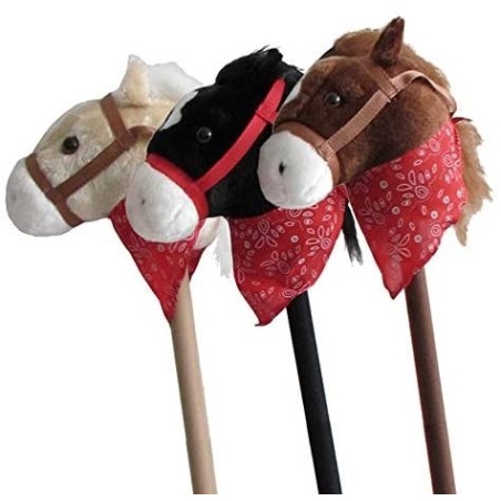 Caballo balancín y ruedas juguete con sonido 90cm largo 60cm alto