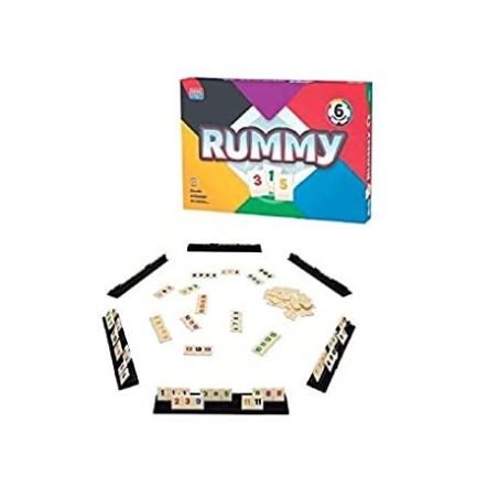 Juego de mesa Rummy para 6 jugadores de Falomir edad recomendada: +7 años.