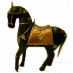 Artesanía caballo de madera